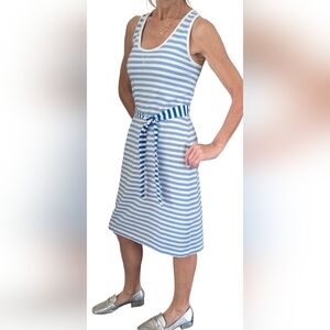 Converse Women’s Cotton Nautical Striped Racerback Sleeveless Tank Dress Size S